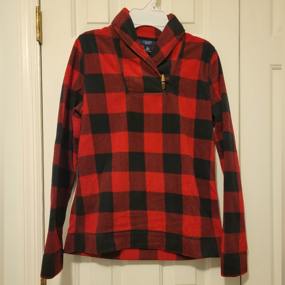 Chaps fleece pullover